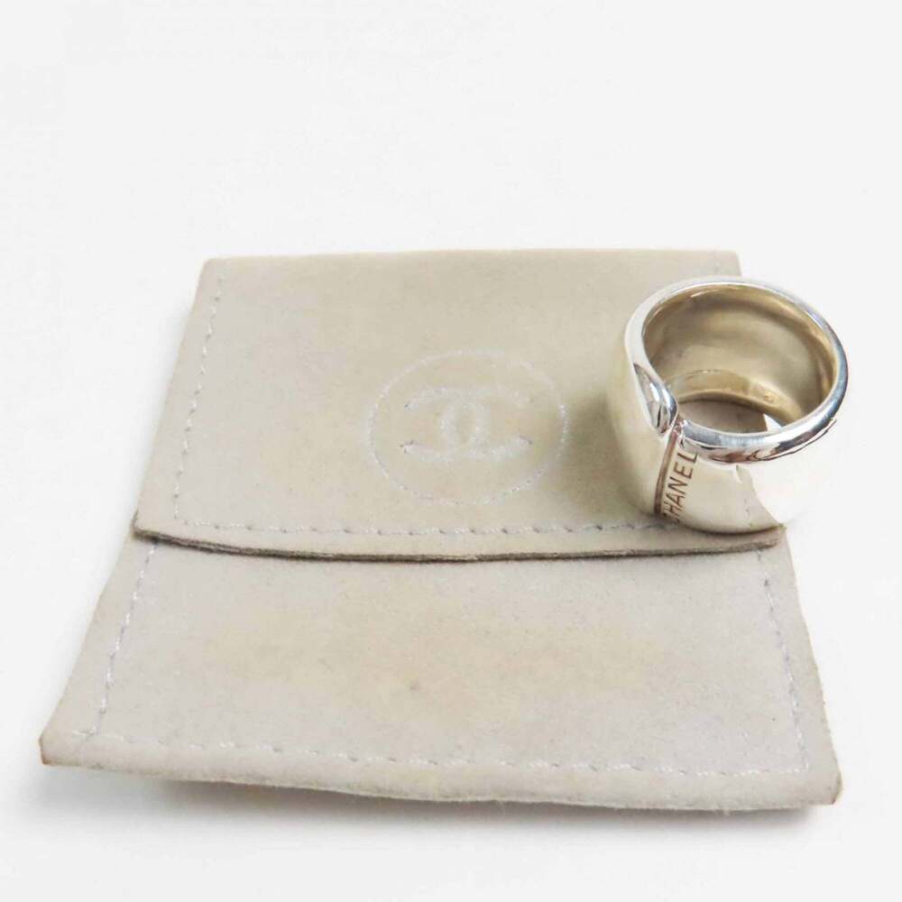 CHANEL Authentic Vintage Silver Ring - Picture 2 of 8
